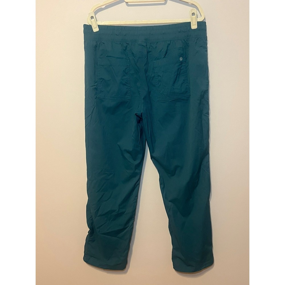 Eddie Bauer XL Teal Pull On Jogger Pants Travel Hiking Active Lightweight Women - Picture 2 of 10